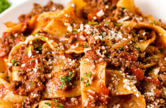 Do-it-yourself Bolognese Sauce (Pappardelle) ̵...