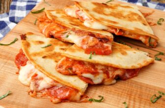 Pizza Quesadillas – Barefeet within the Kitc...