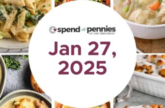 Weekly Meal Plan Jan 27, 2025