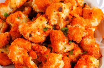 Oven Baked Buffalo Cauliflower Bites- Spend With P...
