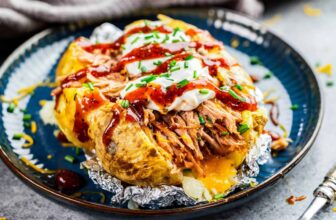 Pulled Pork Loaded Potato – The Keep At Hous...