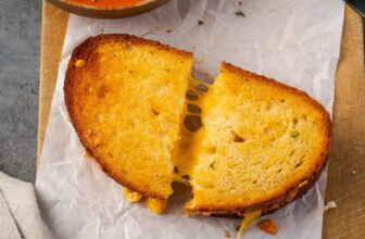 Air Fryer Grilled Cheese | Cookies & Cups