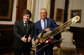 RFK Jr. Poses for Bizarre Pictures With Argentina&...