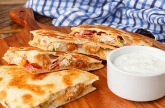 Rooster Bacon Ranch Quesadilla – Barefeet wi...