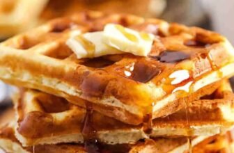 Fluffy Home made Waffles